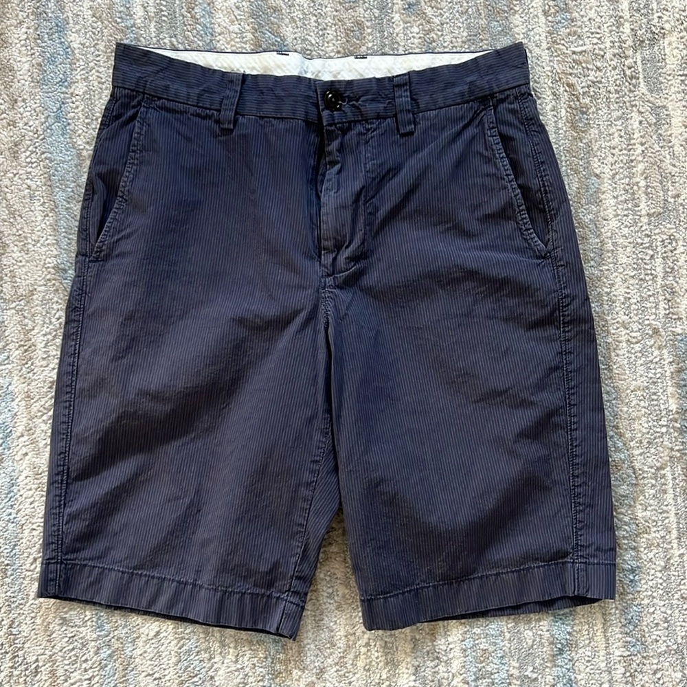 J. Crew Club Short 29” 9.5” inseam blue striped